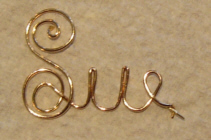 110121 brass name badge